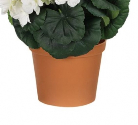 Muscata alba artificiala decorativa in ghiveci pentru interior [4]