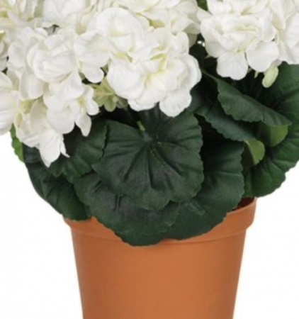 Muscata alba artificiala decorativa in ghiveci pentru interior [1]