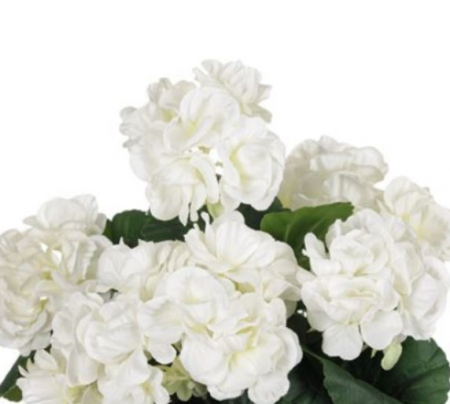 Muscata alba artificiala decorativa in ghiveci pentru interior [2]