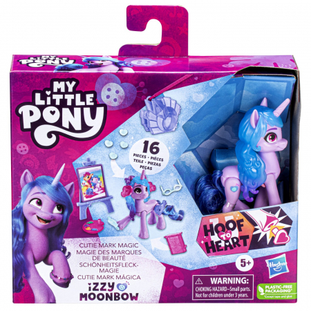 Figurine cu eroi si personaje - My little pony cutie mark magic figurina izzy moonbow 7.5cm