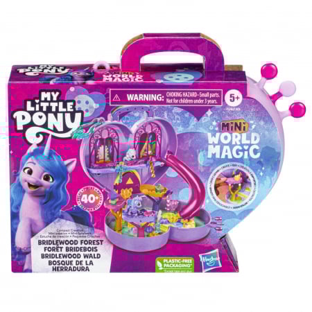 Figurine cu eroi si personaje - My little pony mini world magic set de joaca compact creation bridlewood forest