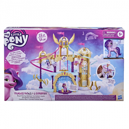 Figurine cu eroi si personaje - My Little Pony - Royal Racing Ziplines Printesa Petals 