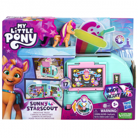 Masinute, Motociclete, Elicoptere, Avioane & Trenulete - My Little Pony - Rulota de Smoothie a lui Sunny Starscout