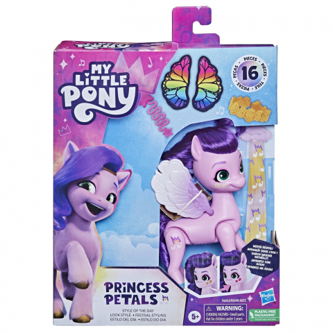 Jocuri si articole copii - My Little Pony Set Figurina Style Of The Day Princess Petals 14Cm