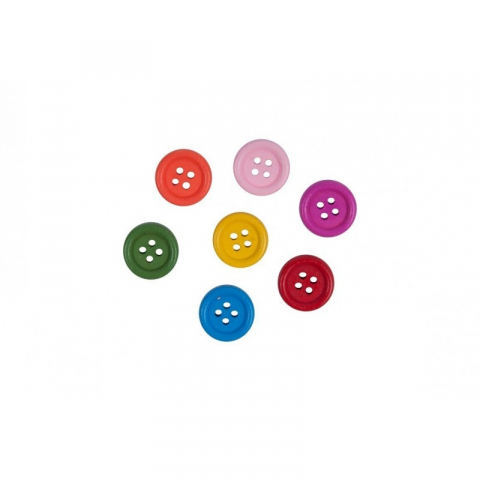 Produse art & craft-Lucru manual - Nasturi plastic pentru activitati crafts,multicolor,10 mm,40 bucati/set