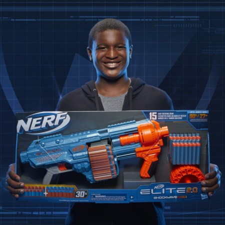 Nerf Blaster 2.0 Elite Shockwave RD-15  [6]