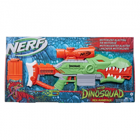 Jocuri si articole copii - Nerf Blaster DinoSquad Rex Rampage 