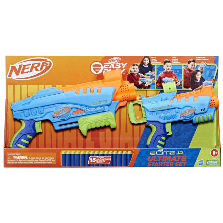 Jocuri si articole copii - Nerf Blaster Elite Jr. - Ultimate Set Starter 
