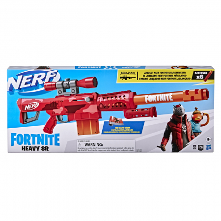 Jocuri si articole copii - NERF BLASTER FORTNITE HEAVY SR 6 CARTUSE