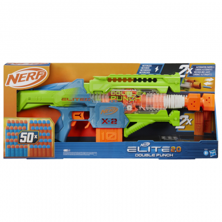 Jocuri si articole copii - NERF Blaster NERF Elite 2.0 Double Punch 