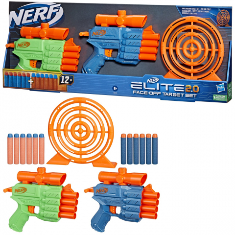 Nerf Blaster Nerf Set Elite 2.0 Face Off Target Set [8]