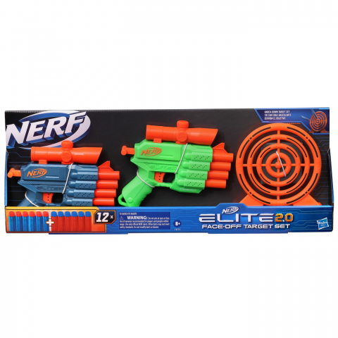 Jocuri si articole copii - Nerf Blaster Nerf Set Elite 2.0 Face Off Target Set