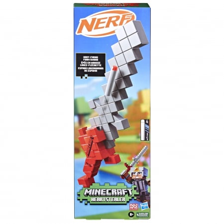 Jocuri si articole copii - NERF Blaster Sabie NERF Minecraft Heartstealer 