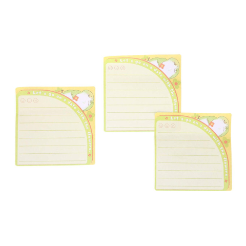 Notițe adezive 73×73 mm, 20 file, Strigo galben pastel – sticky notes birou [1]