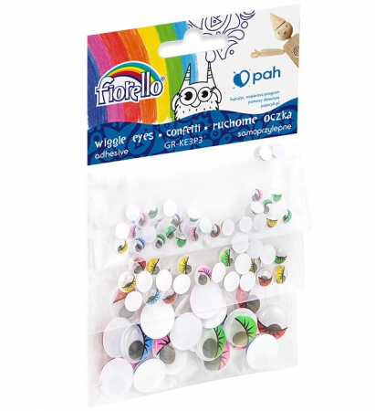 Accesorii art&craft - Ochi cu gene pentru activitati crafts