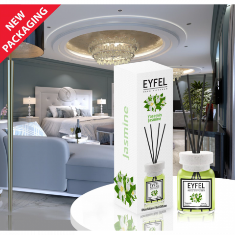 Odorizante de camera - Odorizant camera cu betisoare, aroma de iasomie 120 ml,Eyfel