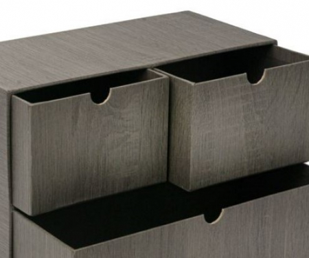 Organizator birou cu 3 sertare pentru accesorii de birotica [4]