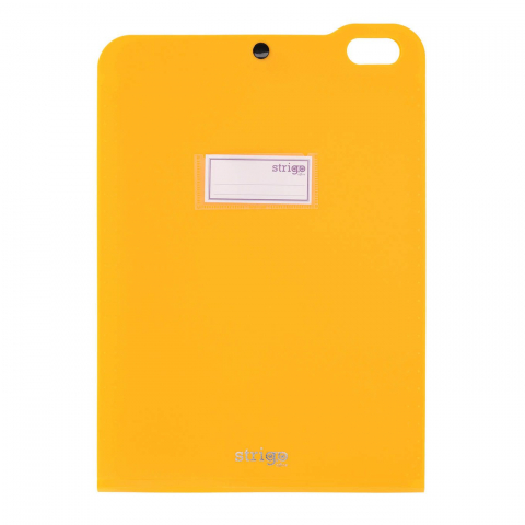 Organizator Strigo vertical A4 cu 5 separatoare, capsă – portocaliu neon [1]