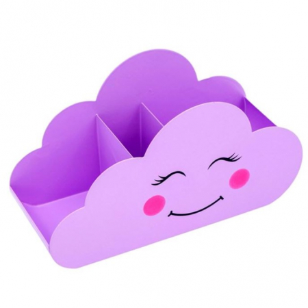 Organizator metalic pentru accesorii de birotica cu 3 compartimente [1]