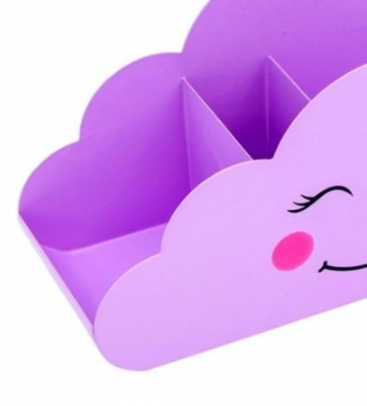 Organizator metalic pentru accesorii de birotica cu 3 compartimente [3]