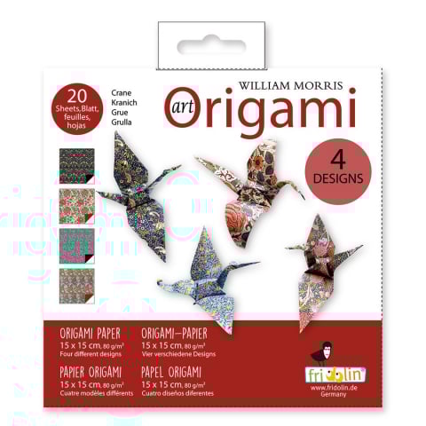 Jocuri si articole copii - Origami cocori design William Morris, Fridolin