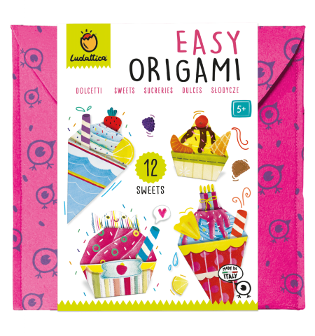 Origami – Hârtie și Seturi Creative - Origami pentru începători: Brioșe și Înghețată – Ludattica, +5 ani