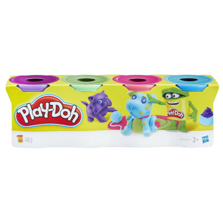 Plastilina - Pachet 4 Cutii Diverse Culori 
