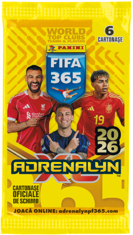 Jocuri si articole copii - Pachet 6 cartonase Panini FIFA 365 Adrenalyn XL 2025-2026