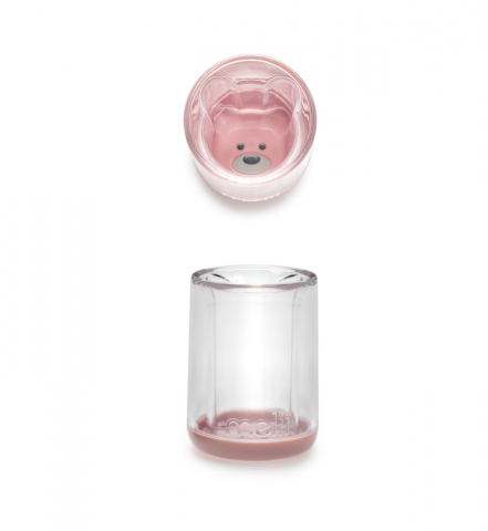 Pahar Copii Design Interior Urs, 145 Ml, Melii, Roz [1]