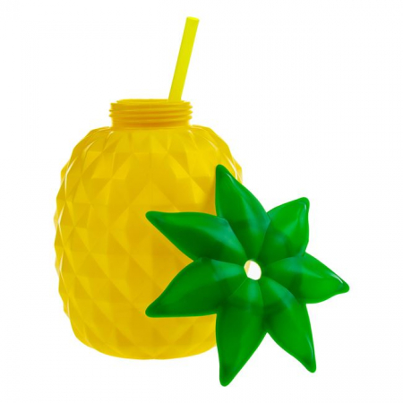 Pahar in forma de ananas cu pai [1]