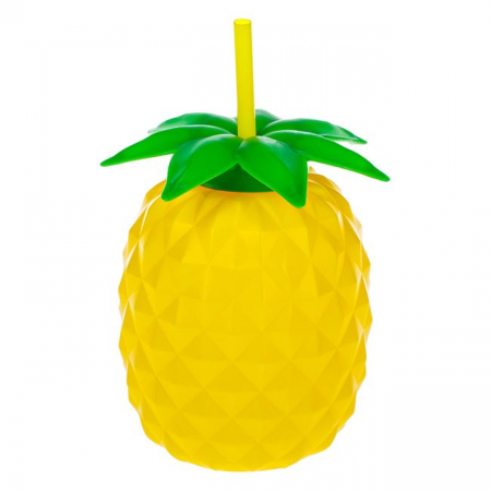 Sport & Activitati in aer liber - Pahar in forma de ananas cu pai