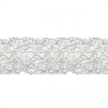 Panglica pentru decorare,argintiu glitter,5mx3.8 cm [1]