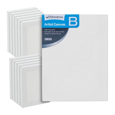 Seturi pictura si desen - Panza canvas pentru pictura,cadru din lemn 20x30 cm