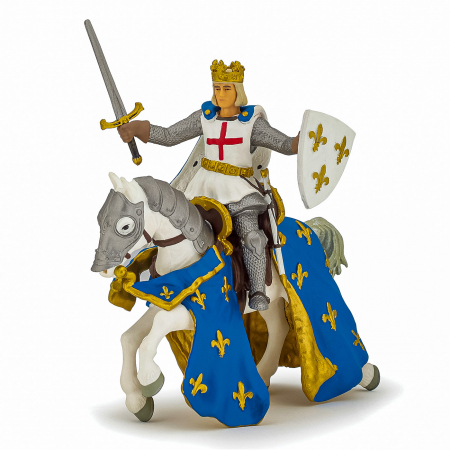 Papo figurina saint louis pe cal [1]