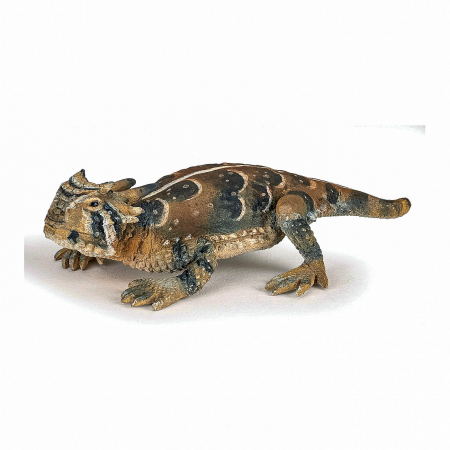 Jocuri si articole copii - PAPO - Figurina Șopârlă cu Coarne 