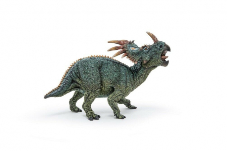 Jocuri si articole copii - PAPO - Figurina Styracosaurus Verde 