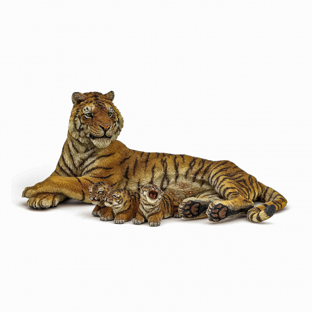 Figurine Papo - PAPO - Figurina Tigru cu 3 Pui 