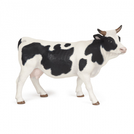 Figurine Papo - PAPO - Figurina Văcuță cu Blană Albă și Neagră 