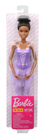 Jocuri si articole copii - Păpușa Barbie Balerina Creolă cu Costum Lila 