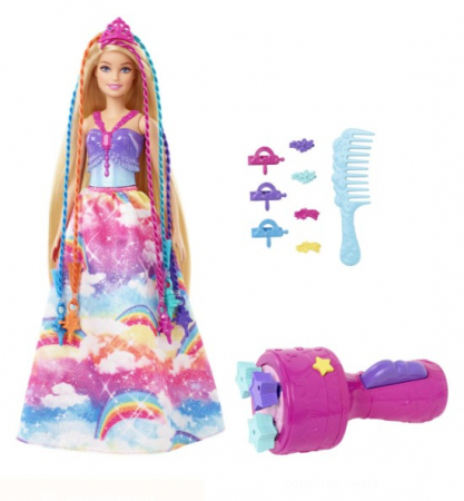 Papusa Barbie Dreamtopia  cu impletituri si accesorii incluse [0]