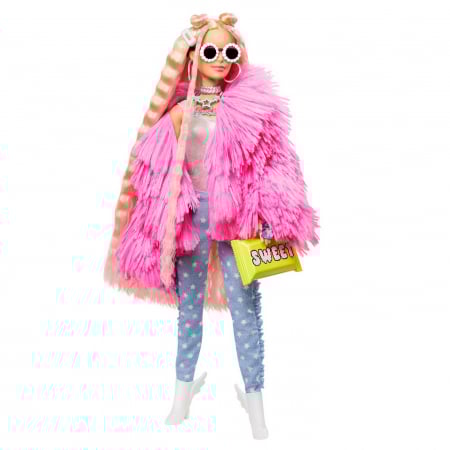 Papusa Barbie Extra Style Fluffy Pinky  [4]