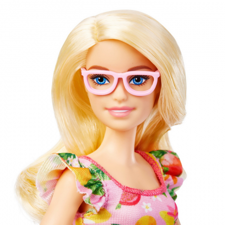 Papusa barbie fashionista blonda cu ochelari [5]