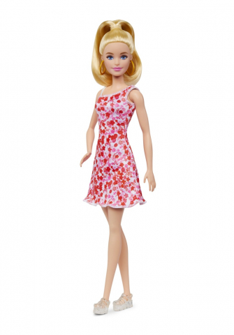 Papusa Barbie Fashionista Blonda Cu Parul Prins In Coada [3]