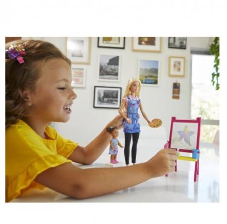 Papusa Barbie Invatatoarea de desen si eleva Evi [3]