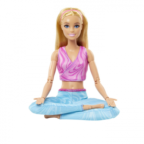 PAPUSA BARBIE MADE TO MOVE BLONDA CU TOP ROZ [4]