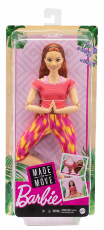 Jocuri si articole copii - Papusa Barbie Made to Move Roșcată 