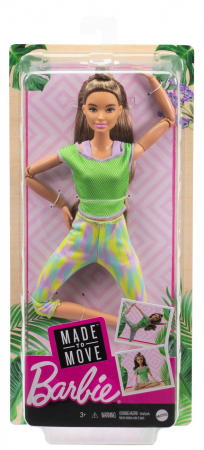Jocuri si articole copii - Papusa Barbie Made to Move Șatenă 