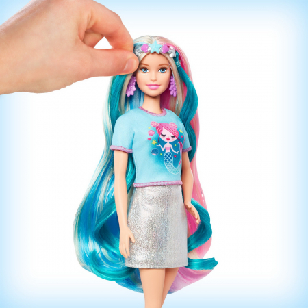 Papusa Barbie Set de Joaca Părul Strălucitor  [6]