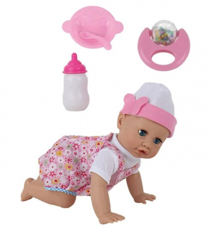 Papusi & accesorii - Papusa bebelus cu biberon