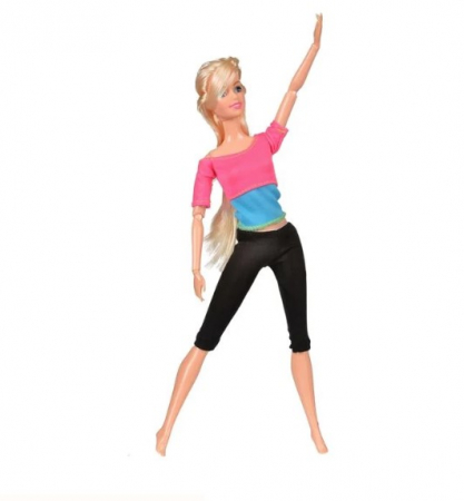 Papusi & accesorii - Papusa Betty la sedinta de Yoga si Fitness